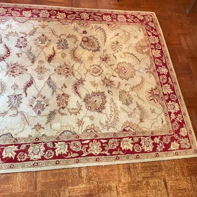 Hand Tufted Wool Rug 7.5’ x 5’ (LR-SS)