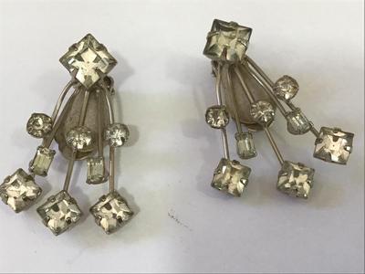 Vintage Rhinestone Earrings