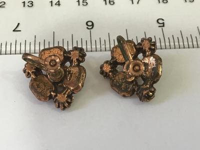 Vintage Copper Tone Earrings
