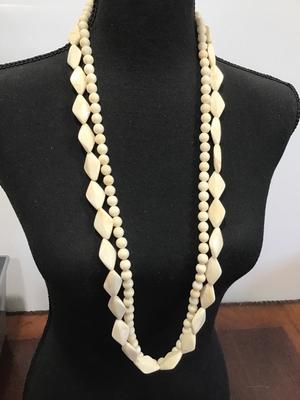 Double Strand Mid Statement Necklace