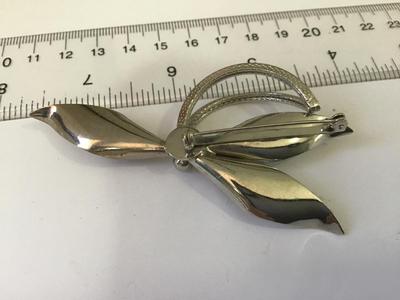 Beautiful Silver Tone Brooch