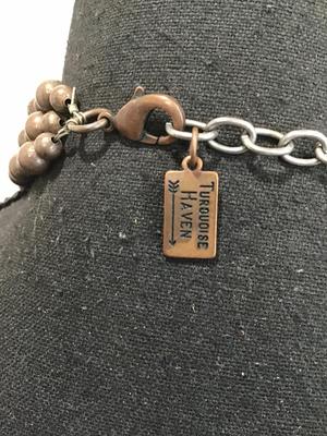 Turquoise Haven Copper And Turquoise Necklace
