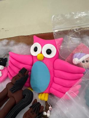 Handmade polymer ornaments
