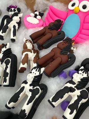 Handmade polymer ornaments