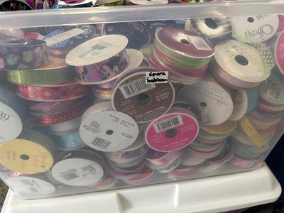 Tote of ribbon