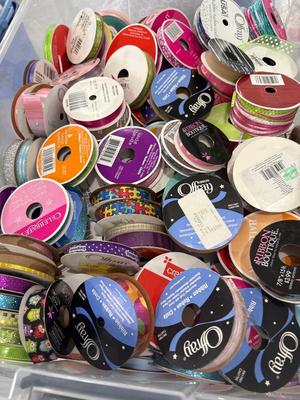 Tote of ribbon