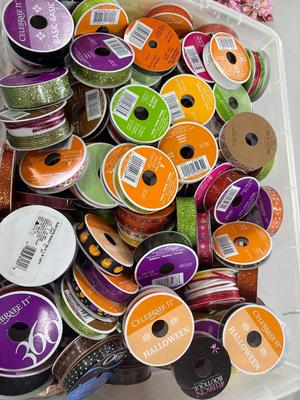 Tote of ribbon