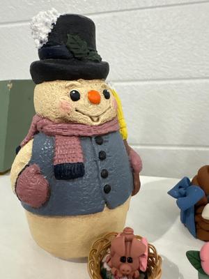 Assortment of handmade polymer figures