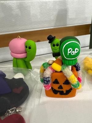 Assortment of handmade polymer figures