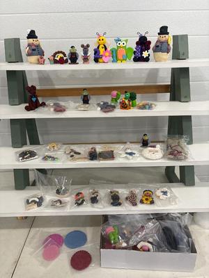 Assortment of handmade polymer figures