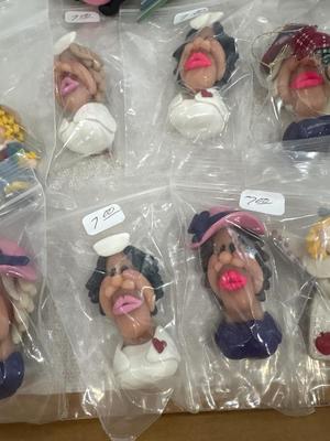 Handmade polymer clay figures