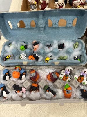 Handmade polymer clay figurines