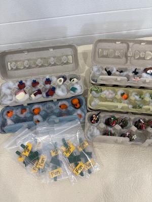 Handmade polymer, clay figurines