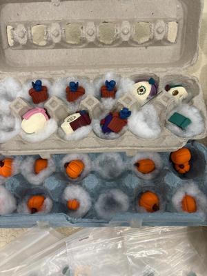 Handmade polymer, clay figurines