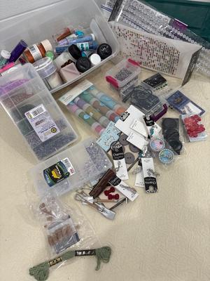 Glitter and miscellaneous craft