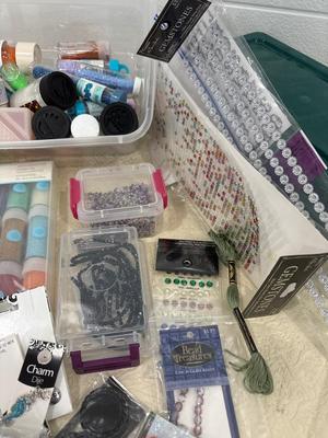 Glitter and miscellaneous craft