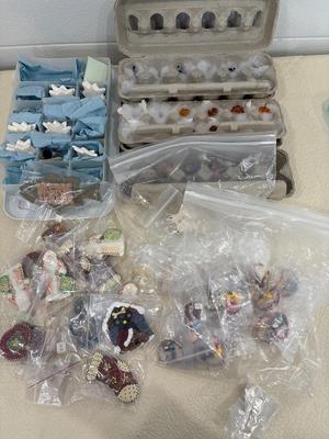 Handmade, polymer, clay ornaments, and
