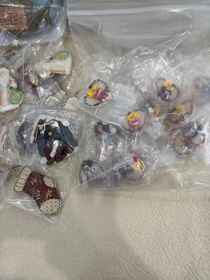 Handmade, polymer, clay ornaments, and