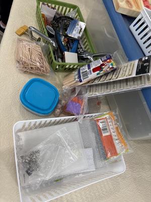 Miscellaneous tote of craft