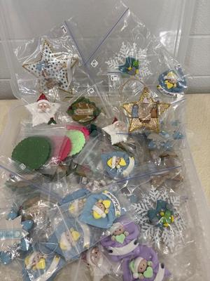 Handmade polymer clay ornaments