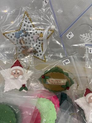 Handmade polymer clay ornaments