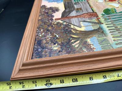 Framed Original Painting on Canvas by Juanita Courtney