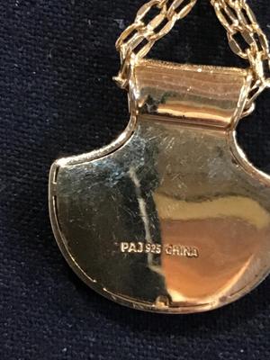 Paj 925 China Necklace Marked