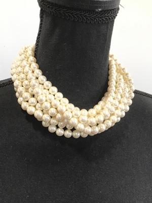 Beautiful multi strand fashion necklace
