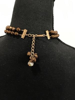 Unique Collar Necklace Glass Beaded