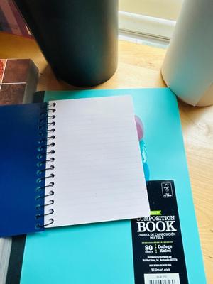 200 ct PACK OF BLANK INVITATIONS AND ENVELOPES, 2 LARGE ROLLS OF VINYL, AND AN ARRAY OF NOTEPADS AND COLORED PAPER