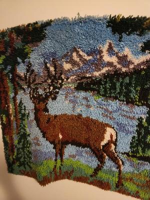 Scenic Rug w/ Deer