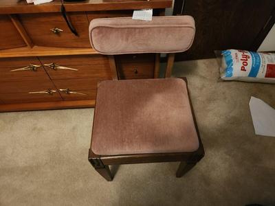 Pink Wooden Chair