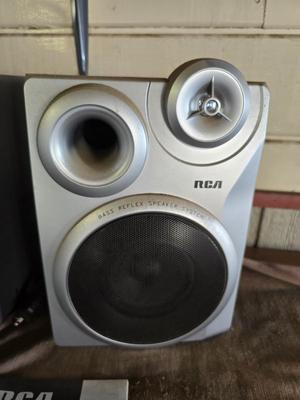 RCA RS2650 / RS2651 Shelf Stereo System with Speakers & Manual