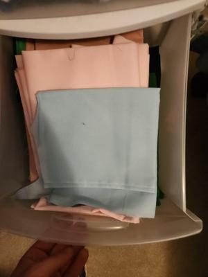 Fabrics of Different Colors and Shapes