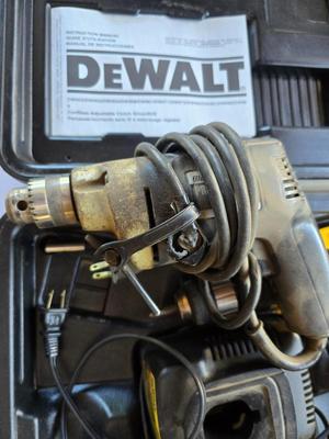 DeWalt Cordless Drill & Black+Decker Power Drill Combo with Case