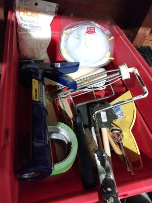 Sale Photo Thumbnail #443: MASKS-ROLLERS-TAPE-CAULKING GUN-MORE