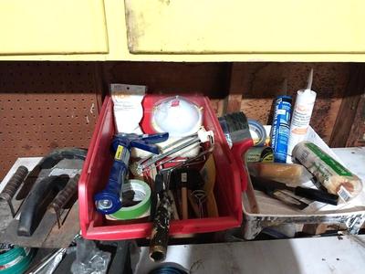 Sale Photo Thumbnail #442: MASKS-ROLLERS-TAPE-CAULKING GUN-MORE