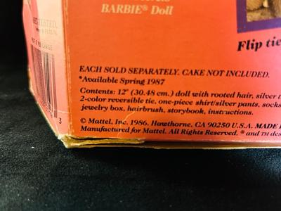 1987 JEWEL SECRETS KEN