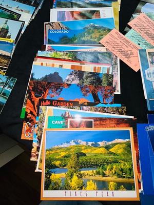 HUNDREDS OF POSTCARDS FROM ALL OVER THE U.S.