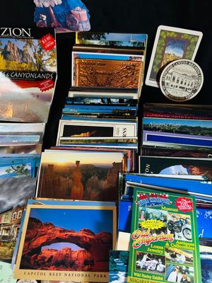 HUNDREDS OF POSTCARDS FROM ALL OVER THE U.S.