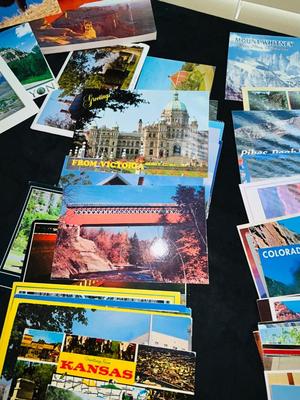 HUNDREDS OF POSTCARDS FROM ALL OVER THE U.S.