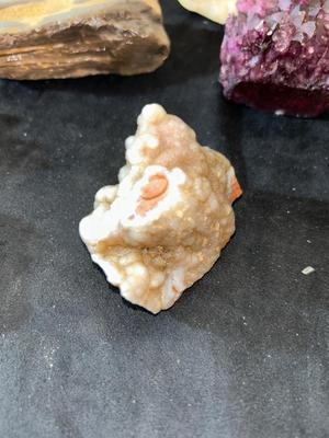 PETRIFIED WOOD, RED JASPER, PURPLE ALUMITE CRYSTAL CLUSTER, AND OTHER MINERALS