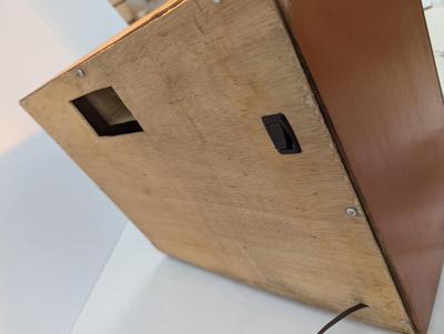 Artist Signed Zenith S'D-BC/FM Radio Table Lamp Worked!