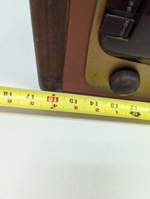 Artist Signed Zenith S'D-BC/FM Radio Table Lamp Worked!