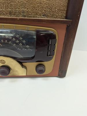 Artist Signed Zenith S'D-BC/FM Radio Table Lamp Worked!