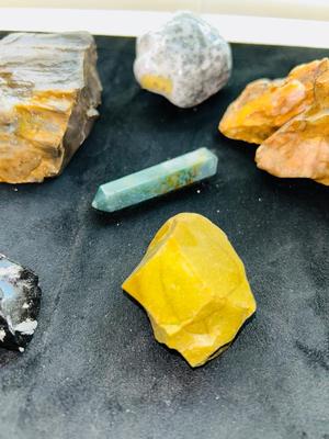 MOSS AGATE, PETRIFIED WOOD, YELLOW JASPER , SNOWFLAKE OBSIDIAN AND MORE!