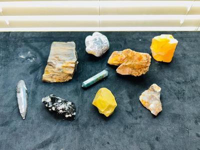 MOSS AGATE, PETRIFIED WOOD, YELLOW JASPER , SNOWFLAKE OBSIDIAN AND MORE!