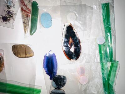 TURQUOISE, BLUE AGATE, AQUA AGATE, AND MANY OTHER STONES