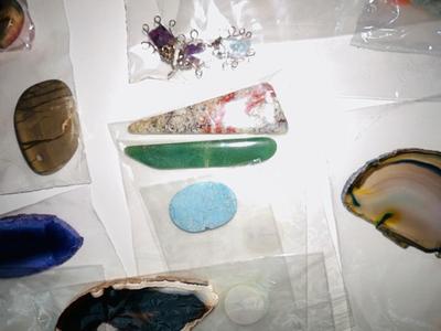 TURQUOISE, BLUE AGATE, AQUA AGATE, AND MANY OTHER STONES