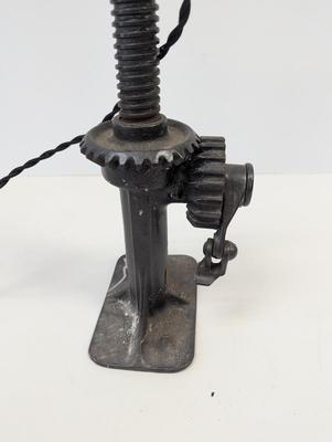 Artist Signed Vintage Floor Jack Table Lamp Worked!